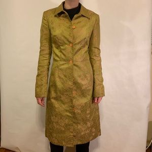 Vintage Long Patterned Jacket